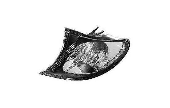 Clignotant avant droit 9/01+ BLANC Bordure intérieure NOIRE 0649910 Van Wezel