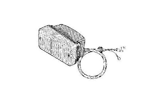 Clignotant avant droit ORANGE DANS LE PARE-CHOCS 0221902 Van Wezel