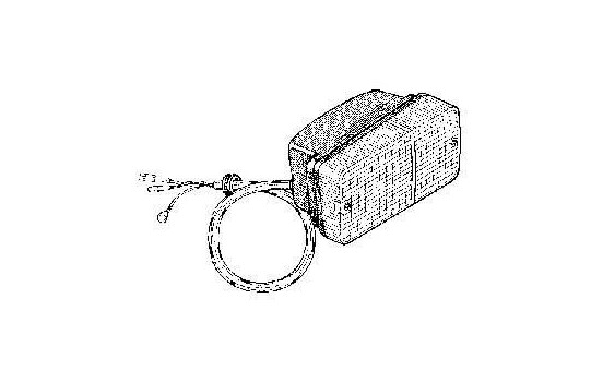 Clignotant avant droit ORANGE DANS LE PARE-CHOCS 0221902 Van Wezel, Image 2