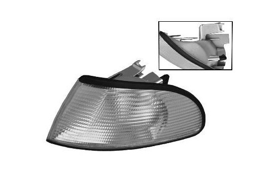 Clignotant avant droit (sans support d'ampoule, interchangeable uniquement avec VALEO) 0323908 Van Wezel