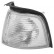 Clignotant latéral gauche pour rétroviseur extérieur BLANC À CÔTÉ DU PHARE + AMPOULES 0322905 Van Wezel, Vignette 2