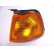 Clignotant latéral pour rétroviseur extérieur gauche 80 ORANGE + DOUBLURE 0320901 Van Wezel, Vignette 2
