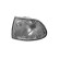 Clignotant latéral pour rétroviseur extérieur gauche jusqu'à '99 BLANC 0650907 Van Wezel, Vignette 2