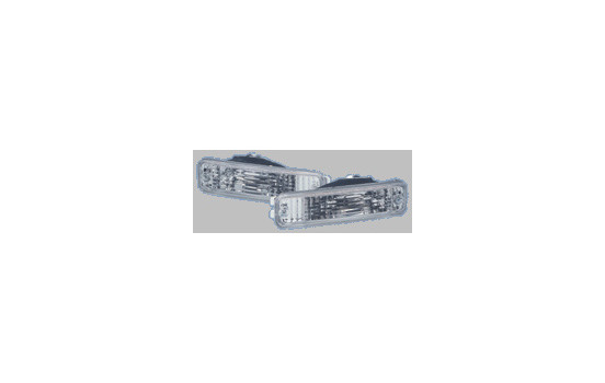 Clignotants avant compatibles avec pare-chocs Honda Civic/CRX 1988-1990 - Transparent