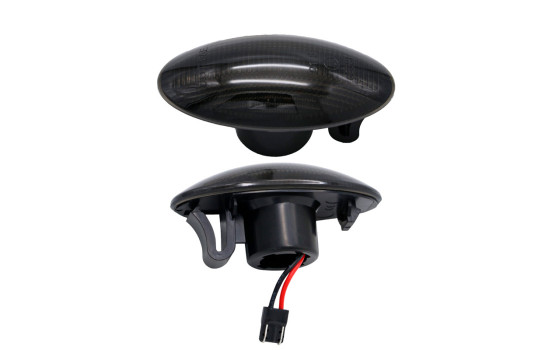 Clignotants latéraux à LED compatibles avec divers modèles Suzuki/Opel/Fiat - Couleur fumée - Dynam inclus, Image 2