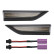Clignotants latéraux à LED compatibles avec Volkswagen Caddy IV 2015-2020 - Teinte fumée - avec D, Vignette 2
