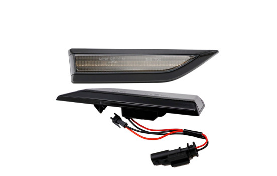 Clignotants latéraux à LED compatibles avec Volkswagen Caddy IV 2015-2020 - Teinte fumée - avec D, Image 4