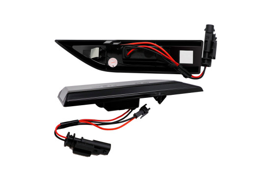 Clignotants latéraux à LED compatibles avec Volkswagen Caddy IV 2015-2020 - Teinte fumée - avec D, Image 6