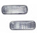 Clignotants latéraux compatibles avec Honda Civic 1996-2001 - Cristal, Vignette 2