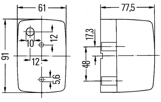 Feu clignotant supplémentaire 2BM 002 652-051 Hella, Image 2