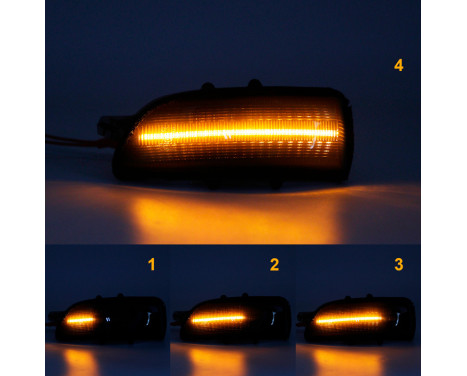 Jeu de clignotants à LED pour rétroviseurs latéraux - convient pour divers Volvo - Fumée - y compris Dynamic Running, Image 4