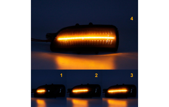 Jeu de clignotants à LED pour rétroviseurs latéraux - convient pour divers Volvo - Fumée - y compris Dynamic Running, Image 4