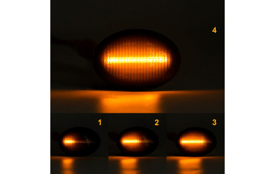 Jeu de clignotants latéraux à LED adaptés à différents modèles Alfa/Fiat/Ford/Lancia - Gris fumé - incl., Image 6