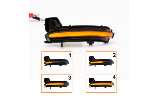 Jeu de clignotants LED pour rétroviseurs latéraux - convient pour Skoda Karoq 2017- & Kodiaq 2017- - Fumée - y co, Image 5