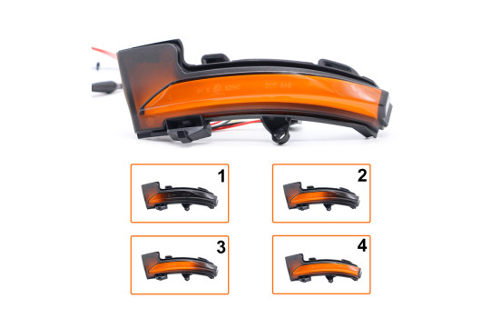 Jeu de clignotants LED pour rétroviseurs latéraux - convient pour Skoda Octavia III 2013-2020 et Volkswagen T-Roc 2017, Image 6