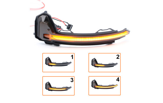 Jeu de clignotants LED pour rétroviseurs latéraux - convient pour Volkswagen Tiguan II 2016- & Tiguan Allspace 201, Image 4
