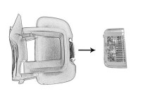 Rétroviseur latéral gauche 1651915 Van Wezel