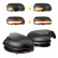 Set Clignotants de rétroviseurs à LED - Volkswagen Golf VI 2008-2012 & Touran 2010-2015 - Fumée - incl.