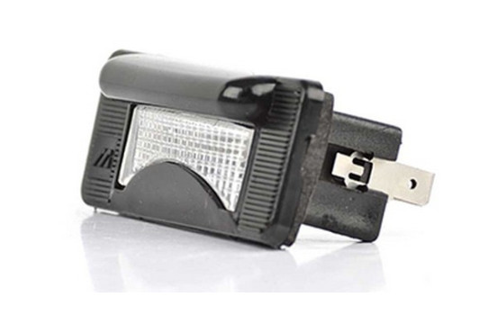 éclairage de la plaque d'immatriculation