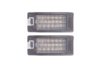 Kit d'éclairage de plaque d'immatriculation à LED pour Fiat 500X (6X) 2018-2022 / 500X (7X) 2021- / 500e 2020- DL FIN02 AutoStyle