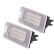Kit d'éclairage de plaque d'immatriculation à LED pour Fiat 500X (6X) 2018-2022 / 500X (7X) 2021- / 500e 2020- DL FIN02 AutoStyle, Vignette 4