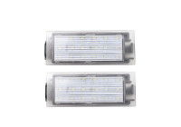 Set feux de plaque d'immatriculation LED sur mesure pour Smart ForTwo (453) 2014- DL SMN01 AutoStyle