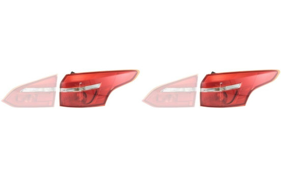 Ensemble de feux arrière SET_2SD 354 828-131 Hella