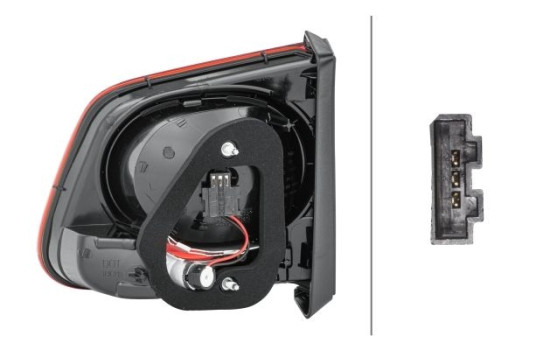Feu arrière 2SA 009 692-091 Hella, Image 3