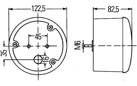 Feu arrière 2SA 964 169-097 Hella, Image 2
