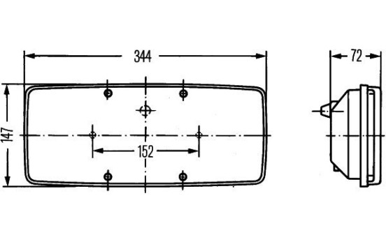 Feu arrière 2SE 003 167-041 Hella, Image 2