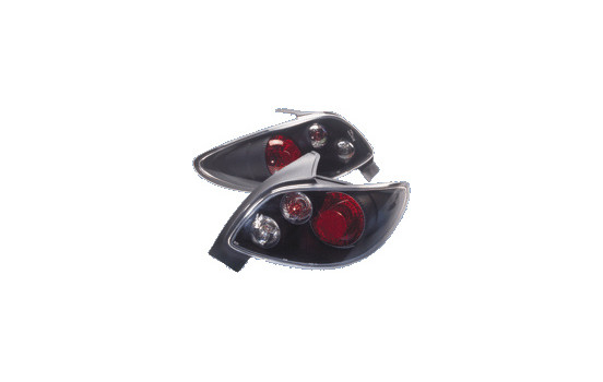 Feu arrière compatible avec Peugeot 206 (sauf CC/SW) - Noir DL PER09J AutoStyle, Image 2