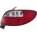 Feu arrière compatible avec Peugeot 206 (sauf CC/SW) - Rouge/Transparent DL PER39 AutoStyle