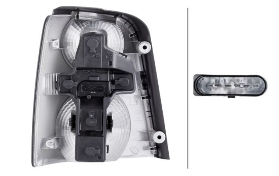 Feu arrière droit pour VW Touran (1T1/1T2) 11/06- 2SK 009 477-101 Hella, Image 2