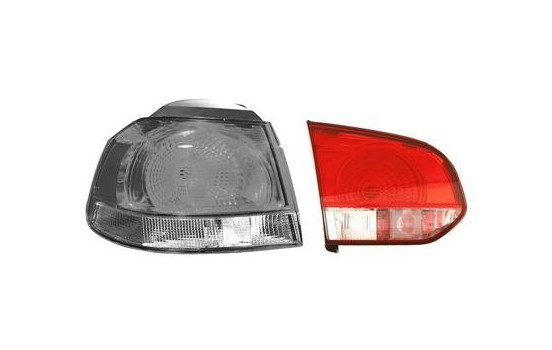 Feu arrière gauche intérieur type Hella rouge 5869937 Van Wezel