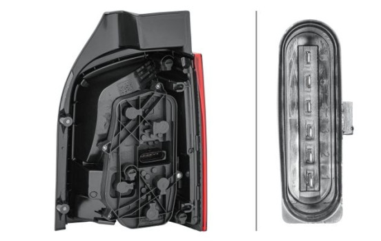 Feu arrière gauche VW T5/Multiv 03- 2SK 010 318-091 Hella, Image 2