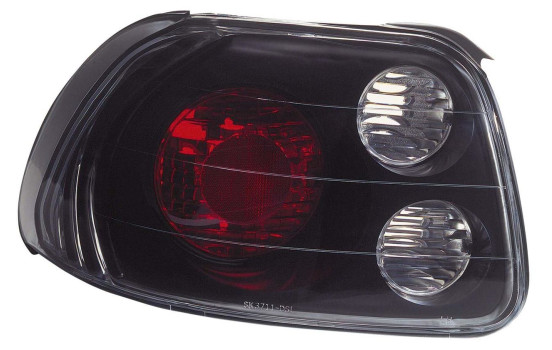 Feu arrière noir compatible avec Honda CRX/DelSol 1992-1998 DL HOR10J AutoStyle