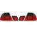 Feux arrière à LED compatibles avec BMW Série 3 E46 Berline 1998-2001 - Rouge/Fumé DL BMR26S AutoStyle