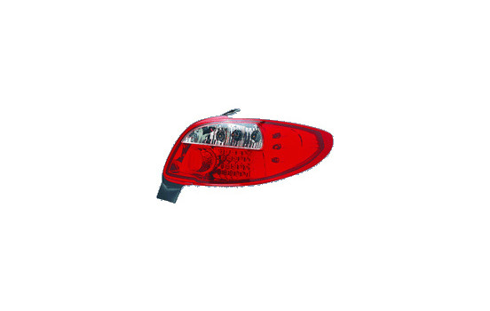Feux arrière à LED compatibles avec Peugeot 206 (sauf CC/SW) - Rouge/Transparent DL PER28L AutoStyle, Image 2
