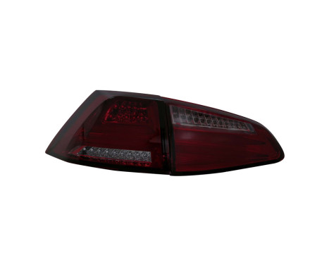 Feux arrière à LED compatibles avec Volkswagen Golf VII 3/5 portes (à partir de 2012) - Rouge/Fumé DL VWR12LRS AutoStyle