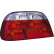 Feux arrière compatibles avec BMW Série 7 E38 (1995-2003) - Rouge/Transparent DL BMR21 AutoStyle
