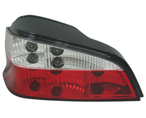 Feux arrière compatibles avec Peugeot 106 (à partir de 1996) - Rouge/Transparent DL PER38 AutoStyle