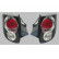 Feux arrière compatibles avec Toyota Celica 2001-2005 - Chrome/Noir DL TOR02R AutoStyle, Vignette 2