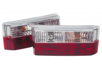 Feux arrière compatibles avec Volkswagen Golf I 1975-1980 + Cabriolet - Rouge/Transparent DL VWR23 AutoStyle