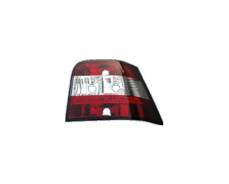 Feux arrière compatibles avec Volkswagen Golf IV (1998-2003, sauf Variant) - Rouge/Transparent DL VWR74 AutoStyle