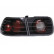 Feux arrière noirs compatibles avec Honda Civic Coupé 1996-2001 DL HOR05J AutoStyle, Vignette 2