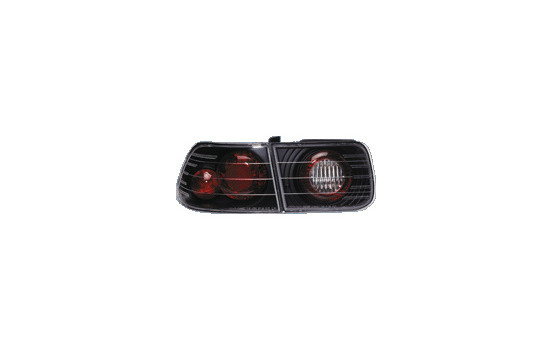 Feux arrière noirs compatibles avec Honda Civic Coupé 1996-2001 DL HOR05J AutoStyle, Image 2