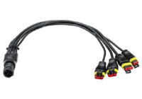 Jeu de câbles de feu arrière 8KA 340 159-027 Hella