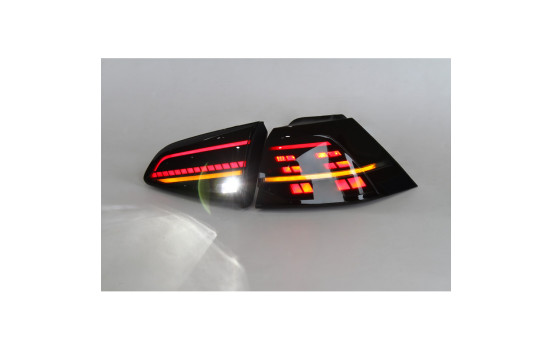 Jeu de feux arrière LED pour Volkswagen Golf VII 2012-2017 & Facelift (7.5) 2017- sauf Varian DL VWR25LJD AutoStyle, Image 2