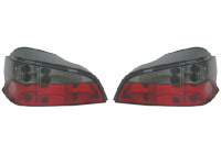 Jeu de Feux Arrières adaptable à Peugeot 106 1996- - Rouge/Fumé DL PER38S AutoStyle