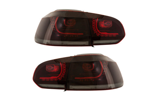 Kit feux arrière LED R-Look adaptables sur Volkswagen Golf VI 2008-2012 sans variante - Rouge / Clair DL VWR95LRCD AutoStyle
